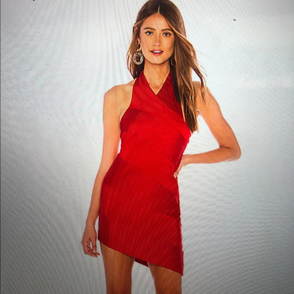 NBD short red dress